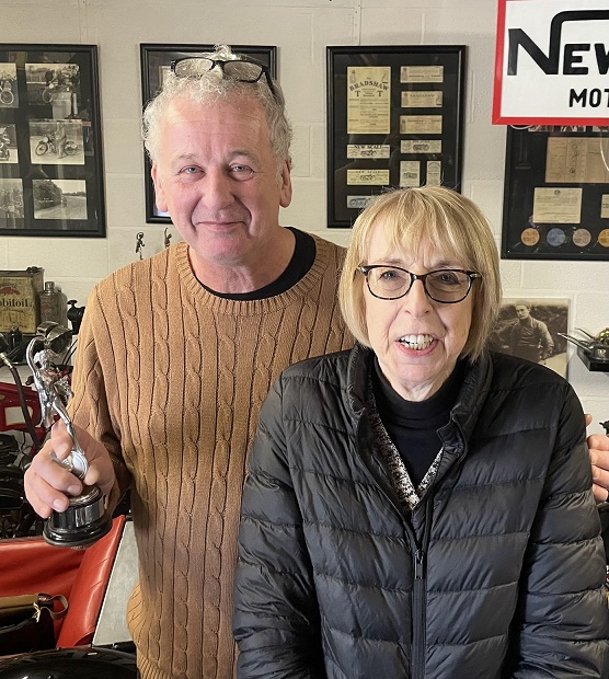 Photograph of Mark Scale and Mrs Beverly Burns